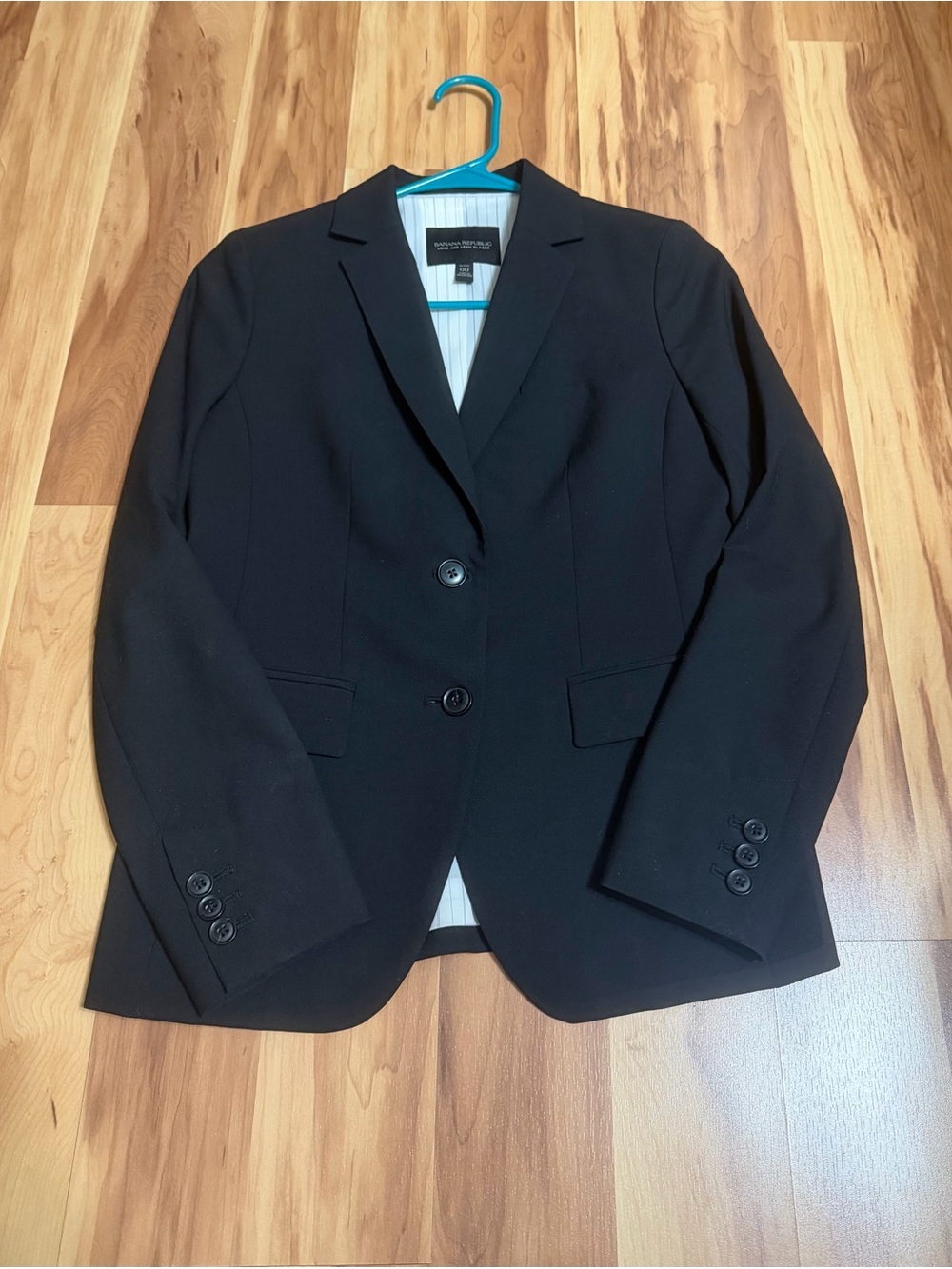 Banana Republic Black Women's Two-Button Blazer